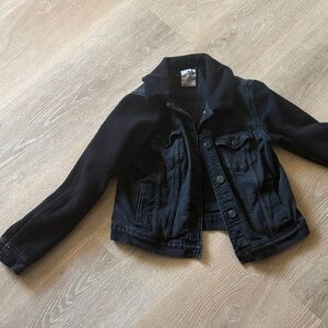 SO Black Jean Jacket